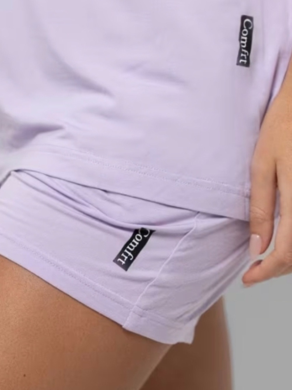 Comfrt Cloud Lounge Shorts in Lavender  Size XS